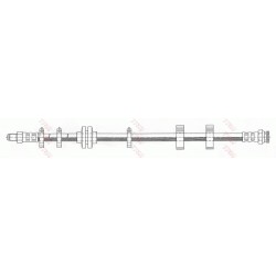 Flexible De Frein Avant Gauche Pour Fiat Barchetta Palio Punto Lancia Y Y10