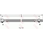 Flexible De Frein Avant Droit Pour Fiat Barchetta Palio Punto Lancia Y Y10