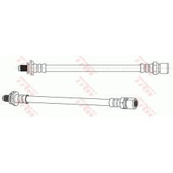 Flexible De Frein Arrière Pour Opel Astra F Saab Vauxhall 562352 4483285 562359