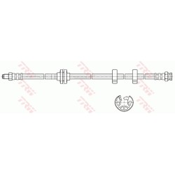 Flexible de Frein Avant Pour Alfa Romeo 147 156 GT
