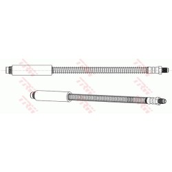 Flexible de Frein Avant Pour Peugeot 206 206+ 480692 4806C1