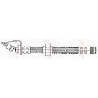 Flexible de Frein Avant Pour Renault Opel Vauxhall 7700302380 4500132 9160432