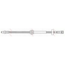 Flexible De Frein Arrière Pour Ford Focus Turnier 1138461 1148270 98AG-2282-DB