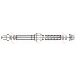 Flexible de Frein Avant Pour Peugeot 1007 Citroën C2 C3 I II