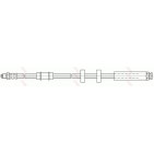 Flexible de Frein Avant Pour Peugeot Boxer Citroën Jumper 4806C2 4806F2
