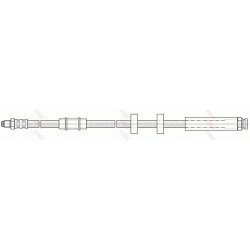 Flexible de Frein Avant Pour Peugeot Boxer Citroën Jumper 4806C2 4806F2