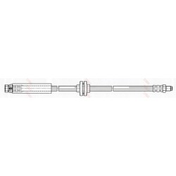 Flexible De Frein Arrière Pour Ford C-Max Focus II Honda Civic VI