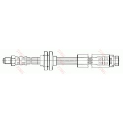 Flexible De Frein Arrière Pour Mazda 3 5 Volvo C30 C70 II S40 V50