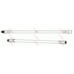Flexible De Frein Arrière Pour BMW Série 5 E61 34306782862 34306795676