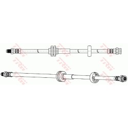 Flexible de Frein Avant Pour Peugeot Opel Fiat Citroën 1617432480 1669574980