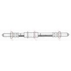 Flexible de Frein Avant Pour Alfa Romeo Daimler 2.8 - 5.3 Jaguar 71736935 GBH413