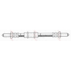 Flexible de Frein Avant Pour Alfa Romeo Daimler 2.8 - 5.3 Jaguar 71736935 GBH413