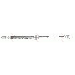 Flexible de Frein Avant Pour Ford Fiesta III 1013815 1034192 1654567 6186878