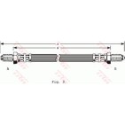 Flexible de Frein Avant Pour Ford Daimler Jaguar 1553661 C41741 1563561 C417413