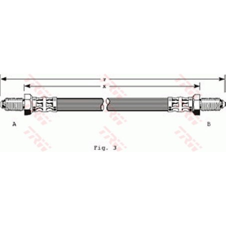 Flexible de Frein Avant Pour Ford Daimler Jaguar 1553661 C41741 1563561 C417413