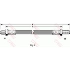 Flexible de Frein Avant Pour Ford Escort III IV Orion I II 6135220