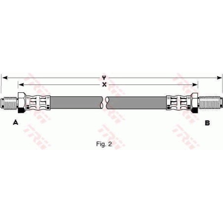 Flexible de Frein Avant Pour Ford Escort III IV Orion I II 6135220