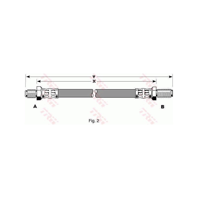 Flexible de Frein Avant Pour Ford Escort III IV Orion I II 6135220