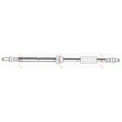 Flexible De Frein Arrière Pour Ford Escort V Orion III 1666294 6490376 6667473