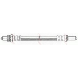 Flexible De Frein Arrière Pour Ford Courier Pick-up Fiesta 1018615 6594478