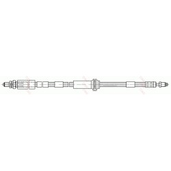 Flexible De Frein Avant Gauche Pour Ford KA 1303844 1315748 3S51-2078-CA