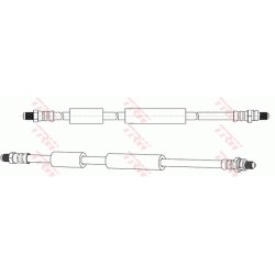 Flexible De Frein Arrière Pour Ford KA Puma 97KB-2282-AC