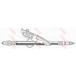 Flexible De Frein Avant Droit Pour Ford Courier Pick-up Fiesta IV Puma Mazda