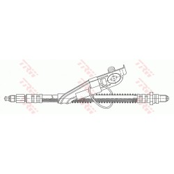 Flexible De Frein Avant Gauche Pour Ford Courier Pick-up Fiesta IV Puma Mazda