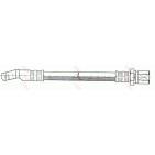 Flexible de Frein Avant Pour Seat Fiat 124 Autobianchi Lancia 1014106 4157473