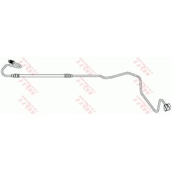 Flexible De Frein Arrière Gauche Pour Peugeot Citroën C4 - II III DS 4886Z6