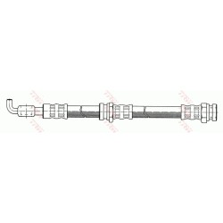 Flexible de Frein Avant Pour Ford Asia/Oceania Laser/Laser Lidea Telstar Mazda