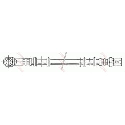 Flexible de Frein Avant Pour Fiat 131 4296605 4296606 4349187 5936964