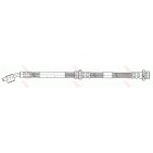 Flexible De Frein Avant Droit Pour Nissan Primera Hatchback 46210-2F001