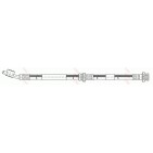 Flexible De Frein Avant Gauche Pour Opel Ascona C Nissan Primera Hatchback