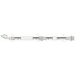 Flexible De Frein Avant Gauche Pour Opel Ascona C Nissan Primera Hatchback