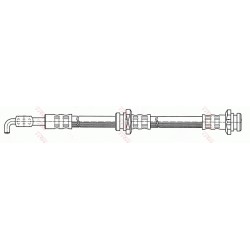 Flexible de Frein Avant Pour Opel Frontera B Vauxhall Frontera (B) 562339