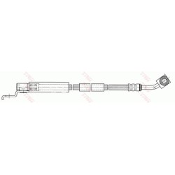 Flexible De Frein Avant Gauche Pour Jeep Cherokee Wrangler II 52006471