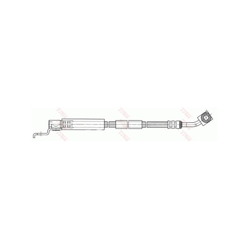 Flexible De Frein Avant Gauche Pour Jeep Cherokee Wrangler II 52006471