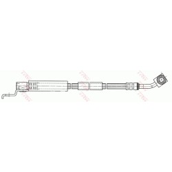 Flexible De Frein Avant Gauche Pour Jeep Cherokee Wrangler II 52006471