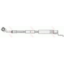 Flexible De Frein Avant Droit Pour Jeep Cherokee Wrangler II 52006470