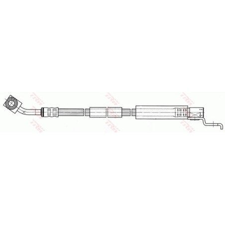 Flexible De Frein Avant Droit Pour Jeep Cherokee Wrangler II 52006470