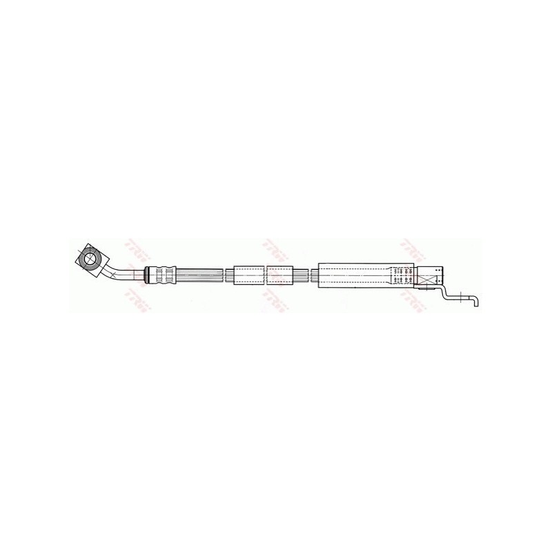 Flexible De Frein Avant Droit Pour Jeep Cherokee Wrangler II 52006470