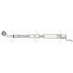 Flexible De Frein Avant Droit Pour Jeep Cherokee Wrangler II 52006470