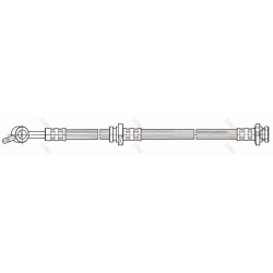Flexible De Frein Avant Gauche Pour Nissan Micra C+C III Note 46210-9U01A