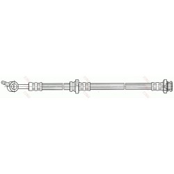 Flexible de Frein Avant Pour Nissan Micra C+C III Note Primera 46210-9U00A