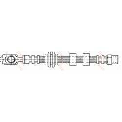 Flexible de Frein Avant Pour VW Golf III Vento 1H0611701A 1H0611701B