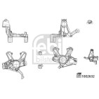 Fusee D'Essieu Avant Gauche Pour VW Audi Seat Leon Skoda 5Q0407255N 5Q0407255P