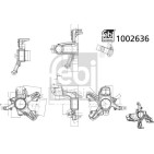 Fusee D'Essieu Avant Droit Pour VW Bora Audi Seat Skoda 1J0407256AF 1J0407256AG