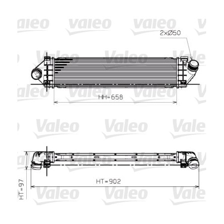 Intercooler Echangeur Radiateur Pour Ford S-Max Volvo S60 II S80 V60 I V70 III