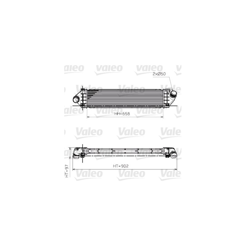 Intercooler Echangeur Radiateur Pour Ford S-Max Volvo S60 II S80 V60 I V70 III